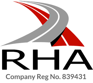 RHA logo, company No 839431